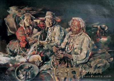 沉勇 憩 100×72.7cm